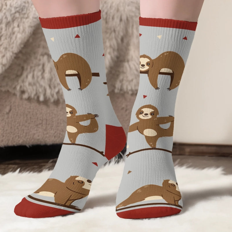 Chaussettes Personnalisées – Cadeaux De Noël Et D'Anniversaire Personnalisés Pour Vos Meilleures Amies, Sœurs, Famille Et Vous-Même – Mode Paresseux Officiellement Activé