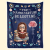 Couverture Personnalisée – Cadeaux Littéraires Personnalisés Pour Amoureux Des Livres, Bookworms Et Lecteurs – La Vie Est Plus Douce Sous Une Couverture D’Histoires