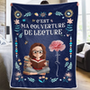 Couverture Personnalisée – Cadeaux Littéraires Personnalisés Pour Amoureux Des Livres, Bookworms Et Lecteurs – La Vie Est Plus Douce Sous Une Couverture D’Histoires