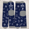 Chaussettes De Football Personnalisées – Cadeaux De Noël Et D’Anniversaire Pour Amoureux Du Football, Fans De Sport Et Passionnés – Je Regarde Le Foot
