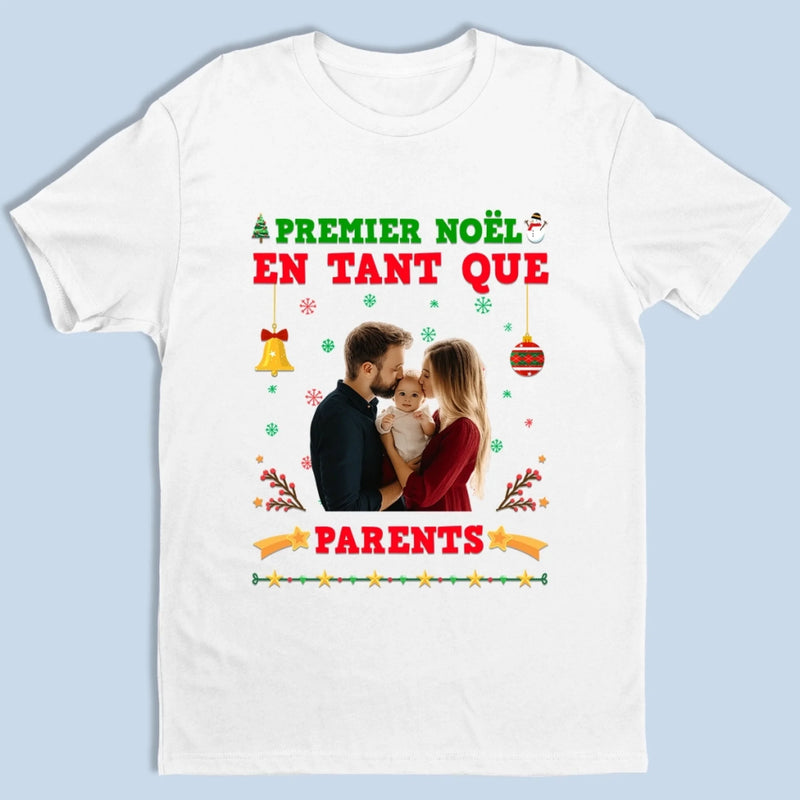 T-shirt Unisexe, T-shirt Premium, Hoodie Personnalisé Avec Photo – Cadeaux D’Anniversaire Personnalisés Pour Maman, Papa, Frère, Fils Et Fille – Mon Cœur Marche Toujours Avec Toi