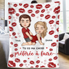 Couverture Personnalisée – Cadeaux D’Anniversaire, De Noël Et De Mariage Pour Mari Et Femme, Pour Lui Et Pour Elle – Enveloppés L’Un Dans L’Autre Pour Toujours