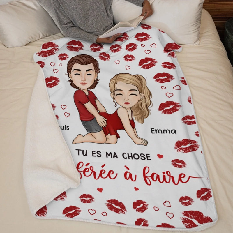 Couverture Personnalisée – Cadeaux D’Anniversaire, De Noël Et De Mariage Pour Mari Et Femme, Pour Lui Et Pour Elle – Enveloppés L’Un Dans L’Autre Pour Toujours