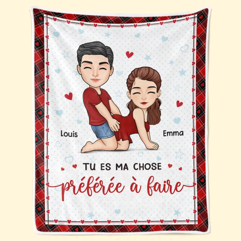 Couverture Personnalisée – Cadeaux D’Anniversaire, De Noël Et De Mariage Pour Mari Et Femme, Pour Lui Et Pour Elle – Notre Amour Se Réchauffe À Chaque Saison