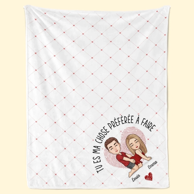 Couverture Personnalisée – Cadeaux D’Anniversaire, De Noël Et De Mariage Pour Mari Et Femme, Pour Lui Et Pour Elle – Chaque Hiver Est Plus Beau À Tes Côtés