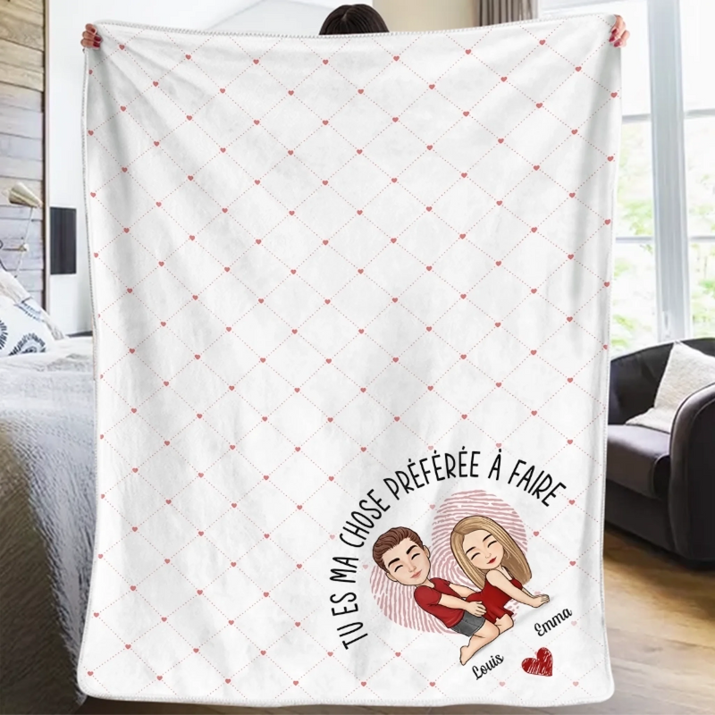 Couverture Personnalisée – Cadeaux D’Anniversaire, De Noël Et De Mariage Pour Mari Et Femme, Pour Lui Et Pour Elle – Chaque Hiver Est Plus Beau À Tes Côtés