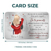 Carte Portefeuille En Aluminium Personnalisée – Cadeaux Personnalisés D’Anniversaire Et De Mariage Pour Mari Et Femme, Pour Lui Et Pour Elle – Tu Es La Plus Belle Partie De Mon Destin