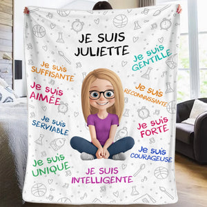 Couverture Personnalisée - Cadeaux Pour Amoureux Des Livres, Rats De Bibliothèque, Lecteurs - Le Bonheur A L'Odeur Des Pages Et De La Chaleur