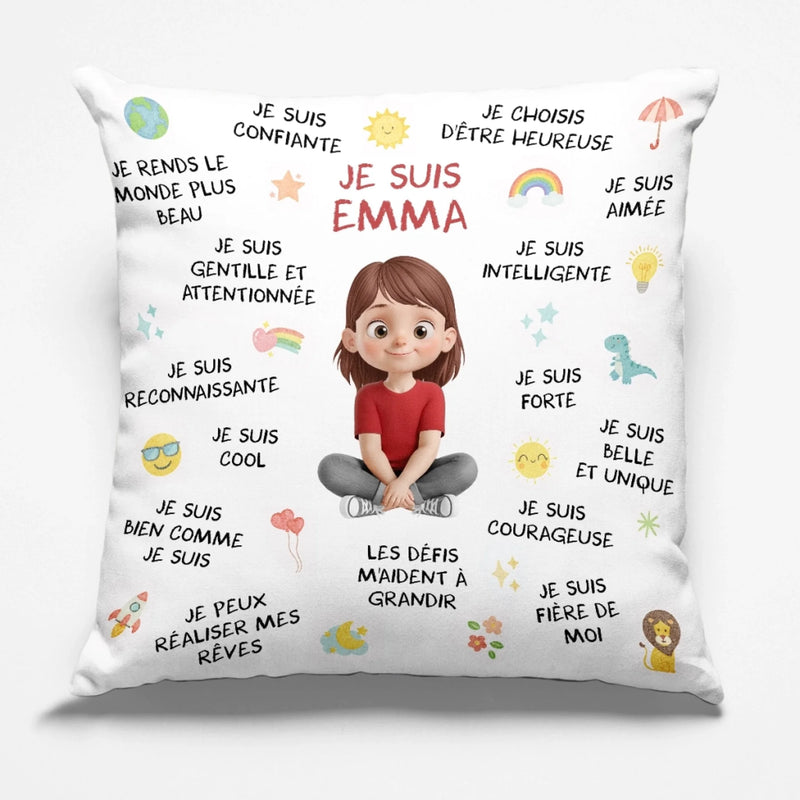 Coussin Personnalisé – Cadeaux D’Anniversaire Personnalisés Pour Besties, Sœurs, BFF, Famille Et Vous-Même – Trouver Ma Force Dans Ma Propre Lumière