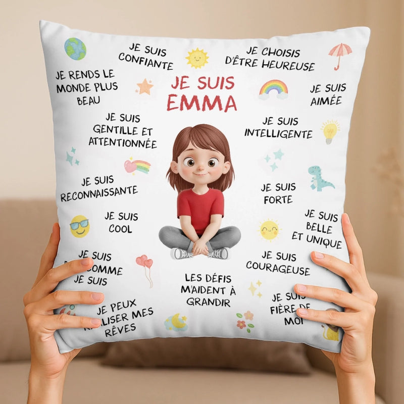 Coussin Personnalisé – Cadeaux D’Anniversaire Personnalisés Pour Besties, Sœurs, BFF, Famille Et Vous-Même – Trouver Ma Force Dans Ma Propre Lumière