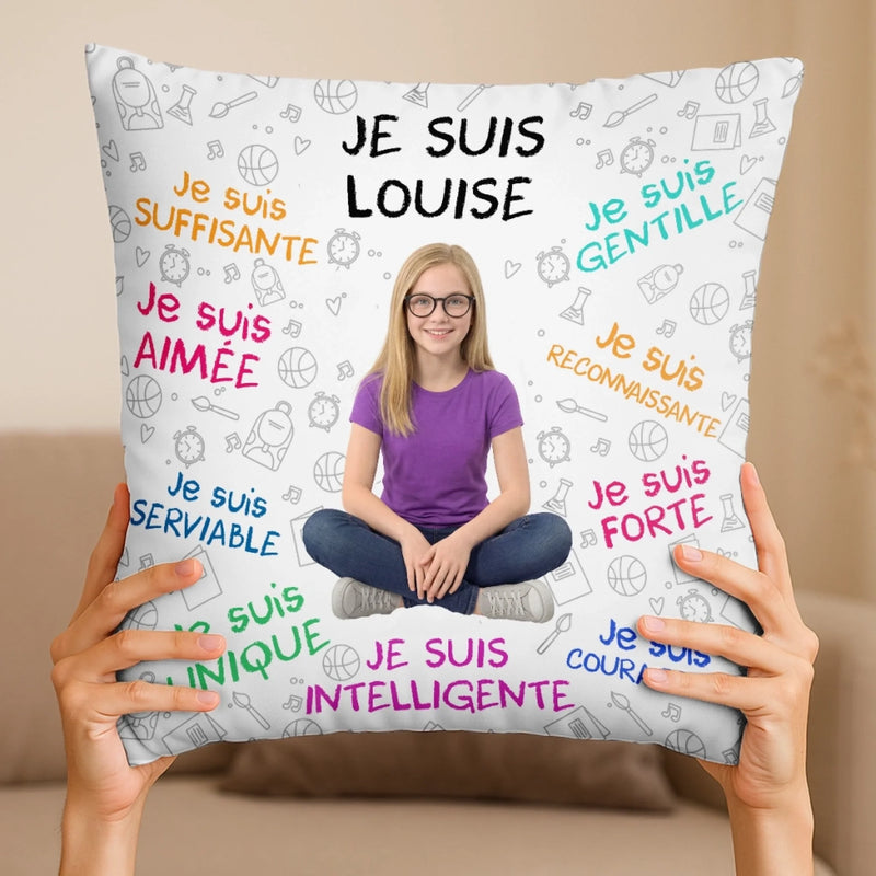 Coussin Personnalisé – Cadeaux D’Anniversaire Personnalisés Pour Besties, Sœurs, BFF, Famille Et Vous-Même – Lire Est Ma Façon De Rêver Les Yeux Ouverts