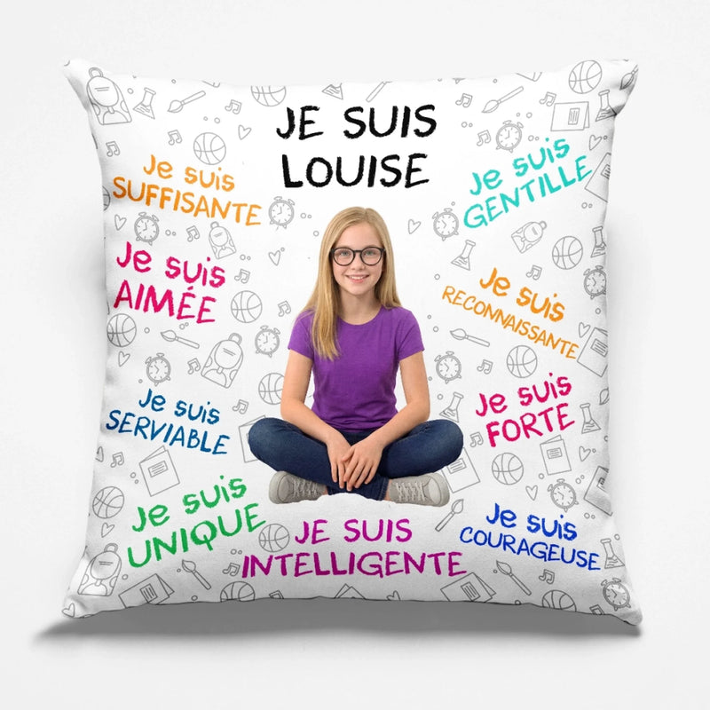 Coussin Personnalisé – Cadeaux D’Anniversaire Personnalisés Pour Besties, Sœurs, BFF, Famille Et Vous-Même – Lire Est Ma Façon De Rêver Les Yeux Ouverts