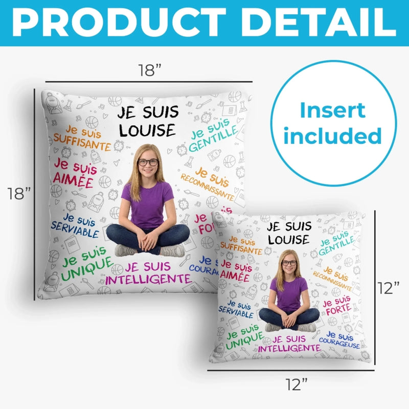 Coussin Personnalisé – Cadeaux D’Anniversaire Personnalisés Pour Besties, Sœurs, BFF, Famille Et Vous-Même – Lire Est Ma Façon De Rêver Les Yeux Ouverts