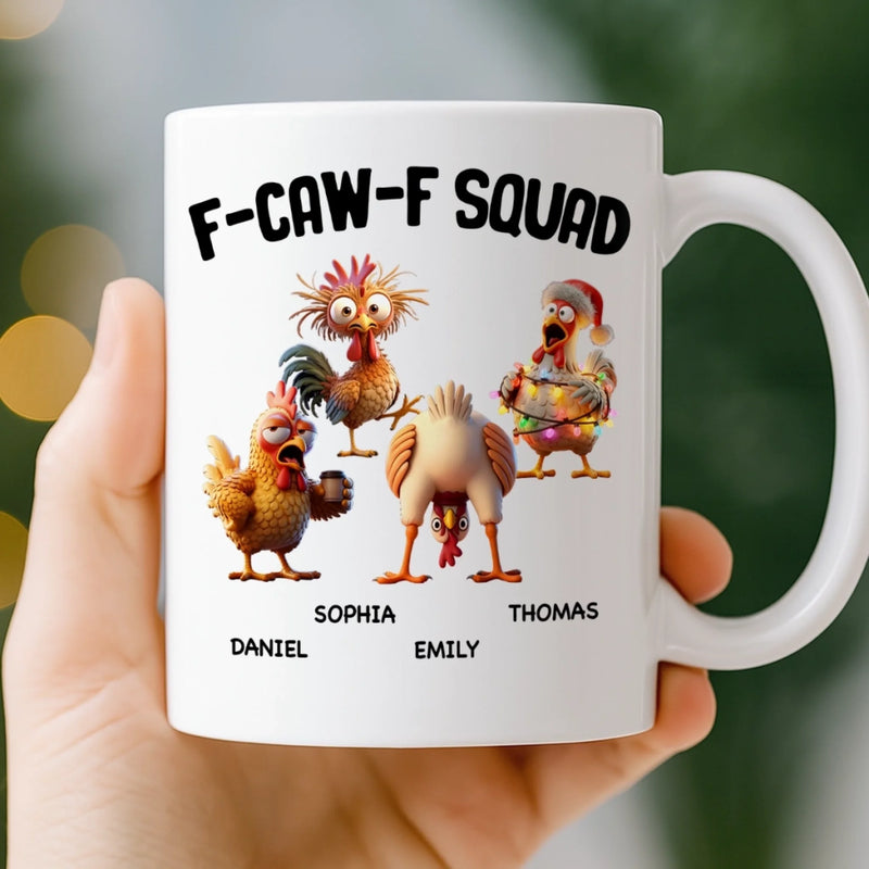 Tasse Personnalisée – Cadeaux Amusants Personnalisés Pour Meilleures Amies, Collègues Et Amies De Travail – La Bande À Plumes En Action
