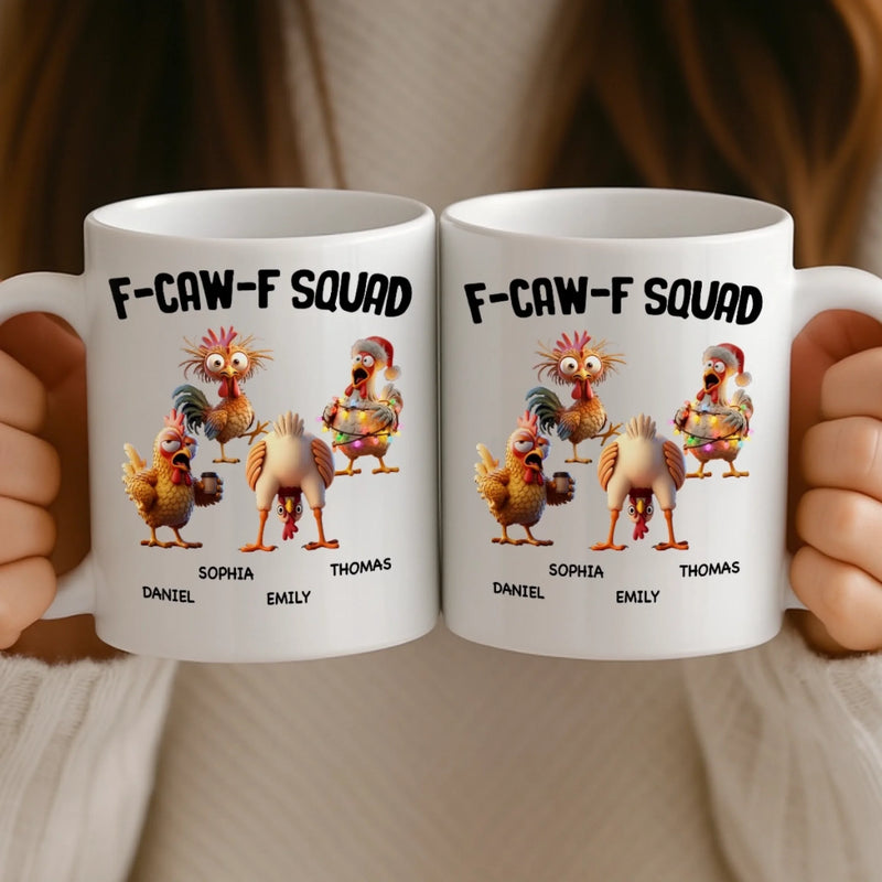 Tasse Personnalisée – Cadeaux Amusants Personnalisés Pour Meilleures Amies, Collègues Et Amies De Travail – La Bande À Plumes En Action