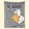 Couverture Personnalisée - Cadeau Pour Les Propriétaires D'animaux Et Les Amoureux Des Animaux, Grand-mère, Maman - Couverture De Sieste Officielle