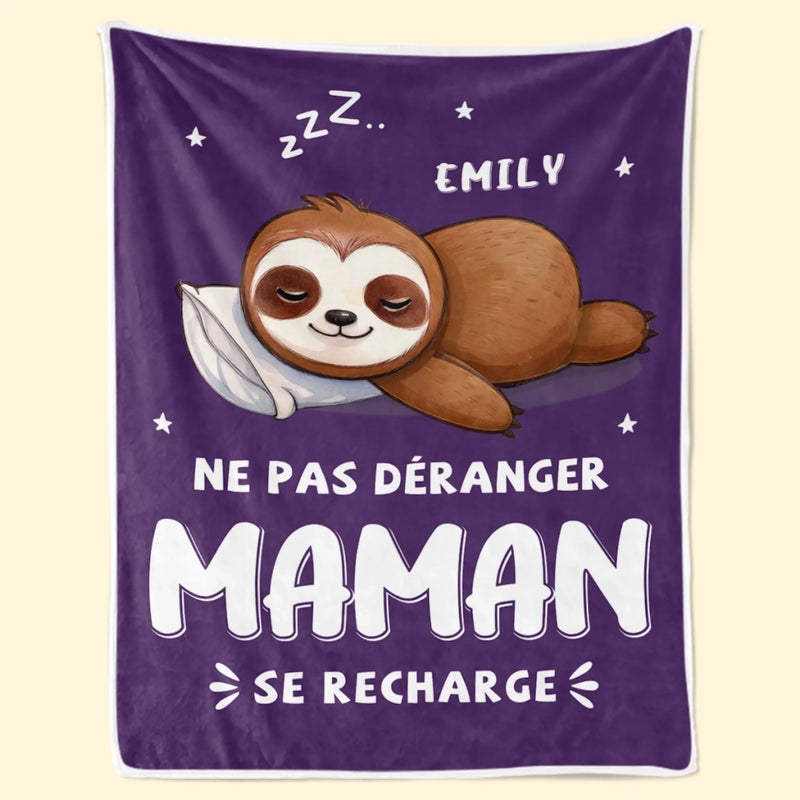 Couverture Personnalisée - Cadeau Pour Les Propriétaires D'animaux Et Les Amoureux Des Animaux, Grand-mère, Maman - Couverture Câline Approuvée Pour Une Détente Sérieuse