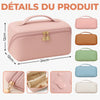 Trousse De Toilette De Voyage En Similicuir Personnalisée – Cadeau D’Anniversaire Pour Femmes, Meilleures Amies, Sœurs, BFF Ou Pour Vous-Même – Je Me Choisis À Chaque Étape De Mon Chemin
