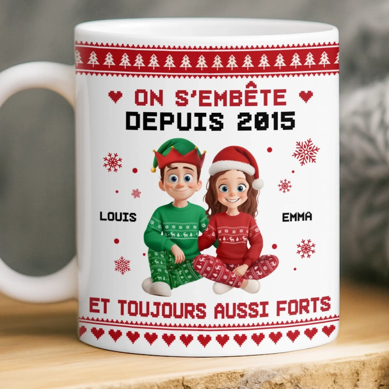 Tasse Personnalisée – Cadeaux D’Anniversaire De Mariage Pour Mari Et Femme, Pour Lui Et Pour Elle – Tu Donnes Du Sens Aux Jours Ordinaires