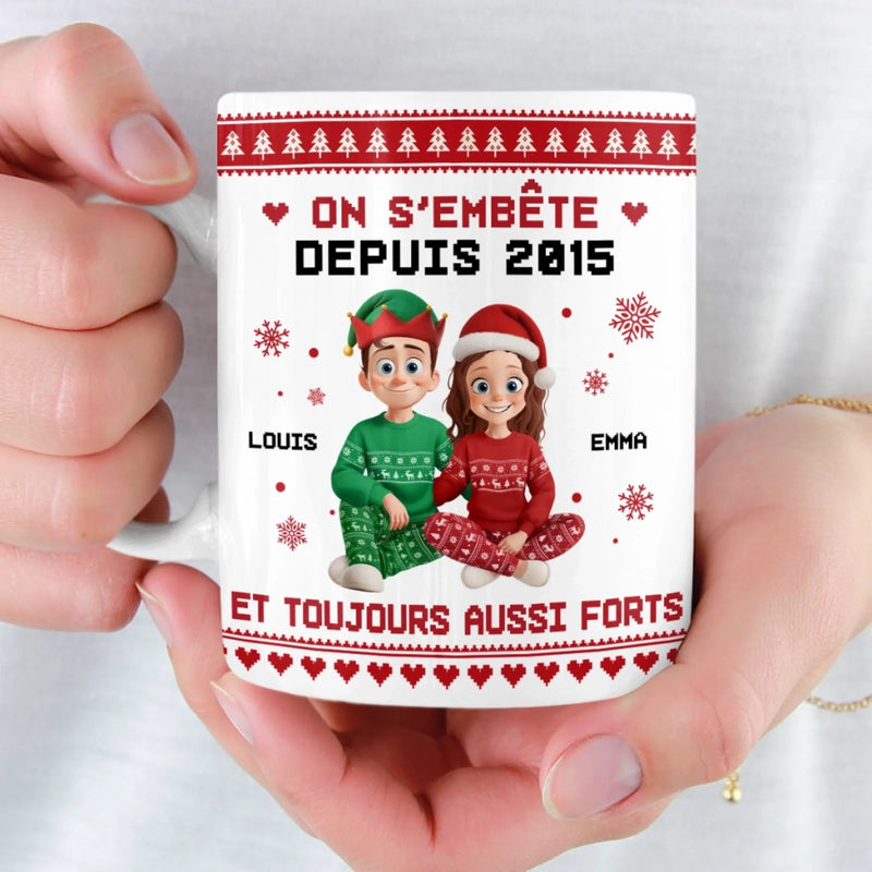 Tasse Personnalisée – Cadeaux D’Anniversaire De Mariage Pour Mari Et Femme, Pour Lui Et Pour Elle – Tu Donnes Du Sens Aux Jours Ordinaires