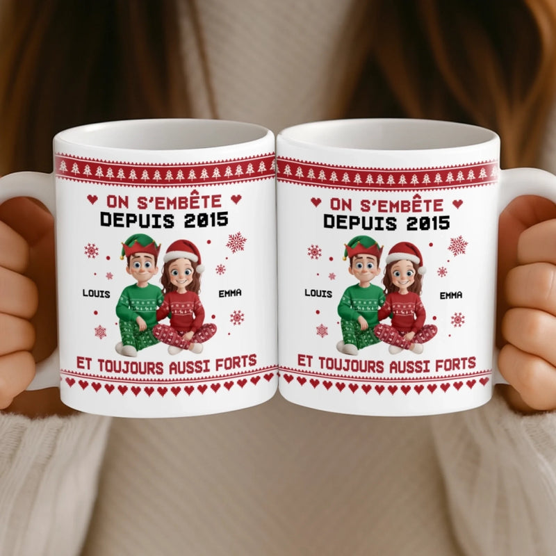 Tasse Personnalisée – Cadeaux D’Anniversaire De Mariage Pour Mari Et Femme, Pour Lui Et Pour Elle – Tu Donnes Du Sens Aux Jours Ordinaires