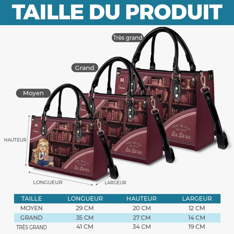 Sac À Main En Cuir Personnalisé – Cadeaux De Noël Personnalisés Pour Amoureux Des Livres, Rats De Bibliothèque Et Lecteurs – Encore Un Seul Chapitre