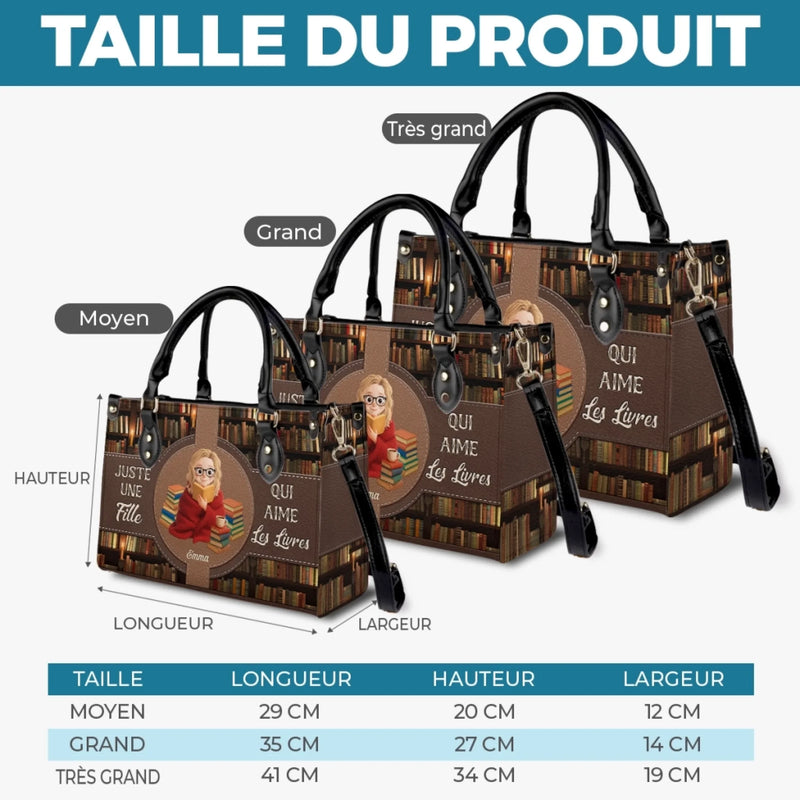 Sac À Main En Cuir Personnalisé – Cadeaux De Noël Personnalisés Pour Amoureux Des Livres, Rats De Bibliothèque Et Lecteurs – Les Livres Sont Mes Meilleurs Amis
