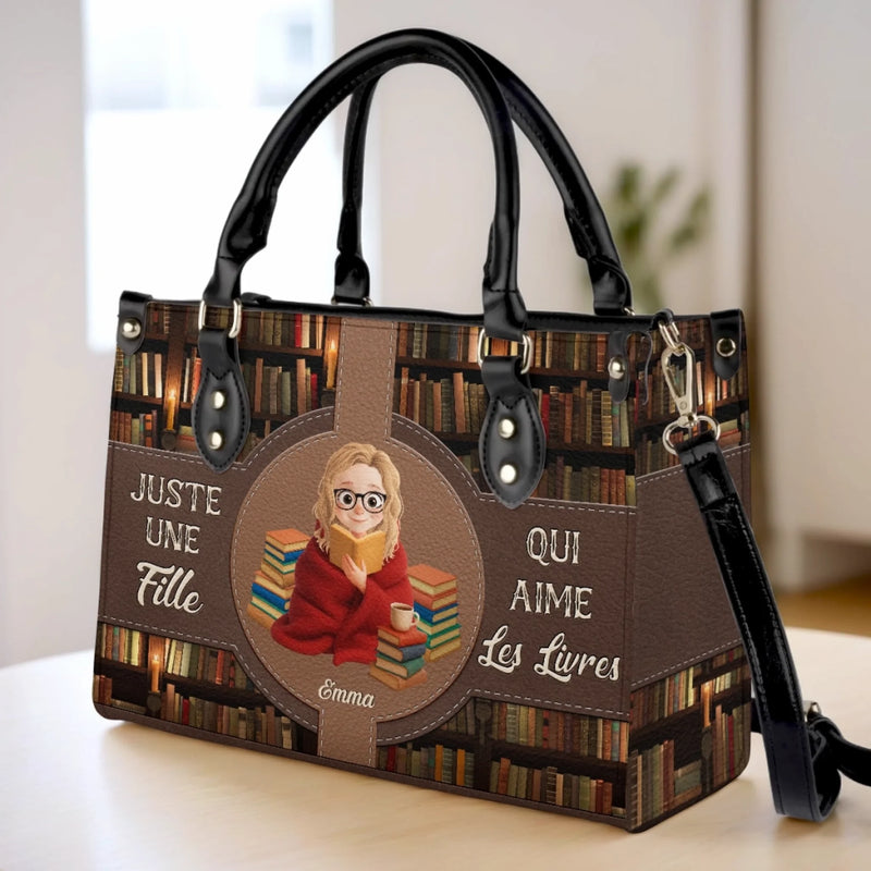 Sac À Main En Cuir Personnalisé – Cadeaux De Noël Personnalisés Pour Amoureux Des Livres, Rats De Bibliothèque Et Lecteurs – Les Livres Sont Mes Meilleurs Amis