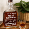 Bouteille De Whisky Personnalisée – Cadeau D’Anniversaire Pour Maman, Papa, Frère, Sœur Et Meilleurs Amis – Tu Es Mon Frère