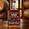 Bouteille De Whisky Personnalisée – Cadeau D’Anniversaire Pour Maman, Papa, Frère, Sœur Et Meilleurs Amis – Tu Es Mon Frère
