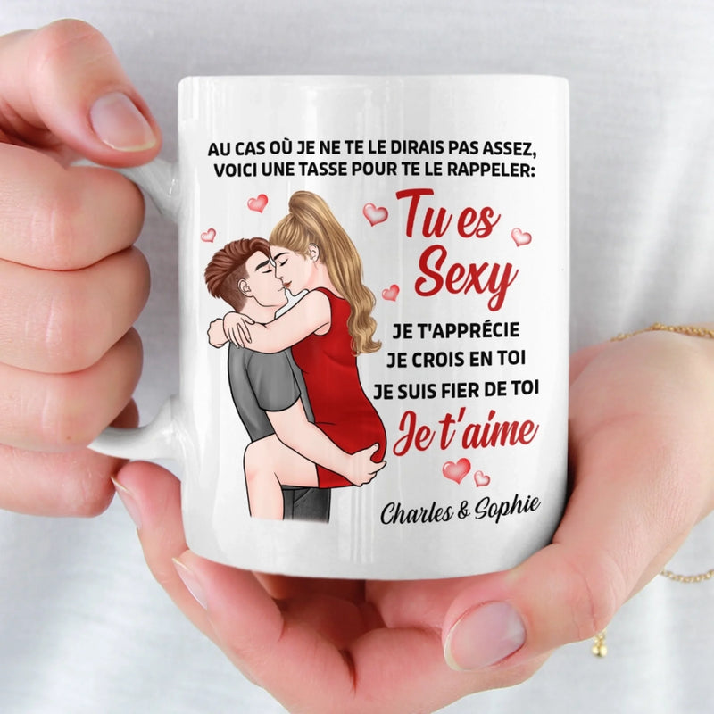 Tasse Personnalisée – Cadeaux D’Anniversaire De Mariage Pour Mari Et Femme, Pour Lui Et Pour Elle – Avec Toi, Chaque Moment Trouve Sa Beauté