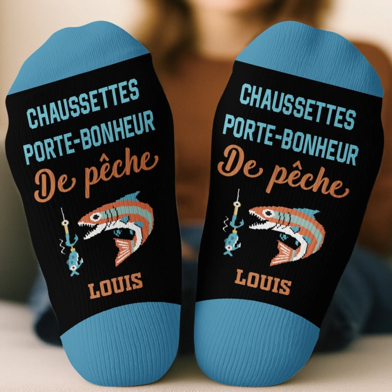 Chaussettes Personnalisées – Cadeaux De Noël Et D’Anniversaire Personnalisés Pour Pêcheurs – J’En Ai Assez, Je Pars Pêcher