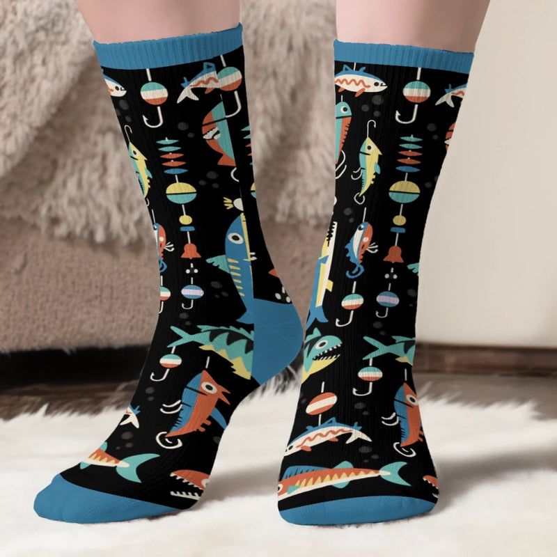 Chaussettes Personnalisées – Cadeaux De Noël Et D’Anniversaire Personnalisés Pour Pêcheurs – J’En Ai Assez, Je Pars Pêcher