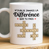 Tasse Personnalisée – Cadeaux Amusants Personnalisés Pour Meilleures Amies, Collègues Et Amies De Travail – Surviver Au Bureau Est Plus Facile Avec Toi