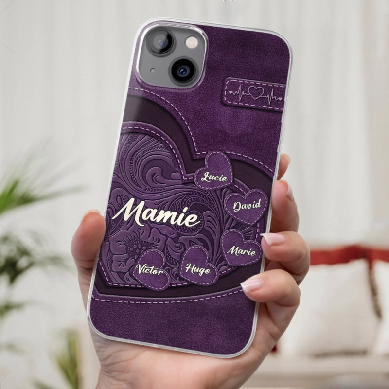 Coque De Téléphone Transparente Personnalisée – Cadeau D’Anniversaire Personnalisé Pour Maman, Mamie – Ton Amour M’A Profondément Marquée