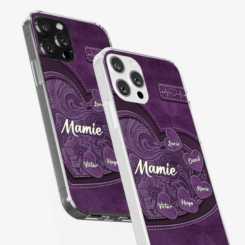 Coque De Téléphone Transparente Personnalisée – Cadeau D’Anniversaire Personnalisé Pour Maman, Mamie – Ton Amour M’A Profondément Marquée