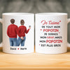 Tasse Personnalisée – Cadeaux D’Anniversaire De Mariage Pour Mari Et Femme, Pour Lui Et Pour Elle – De Notre Premier Baiser Jusqu'à Notre Dernier Souffle