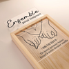 Boîte Lumineuse Avec Cadre Photo Personnalisée – Cadeau Personnalisé Pour Mari Et Femme À L’Occasion De Leur Anniversaire De Mariage – J’Appartiens À Toi, Et Tu M’Appartiens