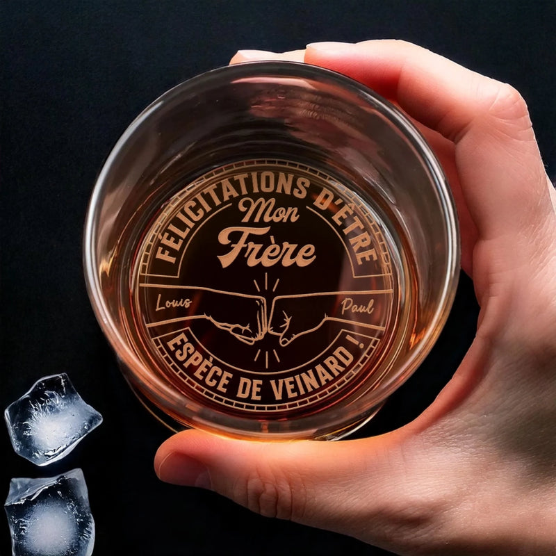 Verre À Whisky Personnalisé – Cadeaux De Fête Des Pères Et D’Anniversaire Pour Papa Et Grand-Père – De La Part Des Raisons Pour Lesquelles Tu Bois