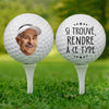 Balle De Golf Personnalisée Avec Photo – Cadeau Personnalisé Pour La Fête Des Pères Pour Amoureux Du Sport, Joueurs, Papa Et Grand-Père – Si Vous La Trouvez, Merci De La Rendre À Ce Monsieur