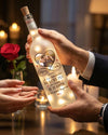 Lampe-Bouteille Personnalisée Avec Photo – Cadeaux D’Anniversaire De Mariage Pour Mari Et Femme, Lui Et Elle – De Notre Premier Baiser Jusqu'à Notre Dernier Souffle