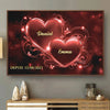 Affiche Horizontale Personnalisée – Cadeaux D’Anniversaire De Mariage Pour Mari Et Femme, Pour Lui Et Pour Elle – Ton Amour Illumine Chaque Coin De Ma Vie