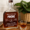 Bouteille De Whisky Personnalisée – Cadeau D’Anniversaire Pour Maman, Papa, Frère, Sœur Et Meilleurs Amis – Merci D’Être Le Frère Qui Rend Chaque Jour Un Peu Plus Drôle