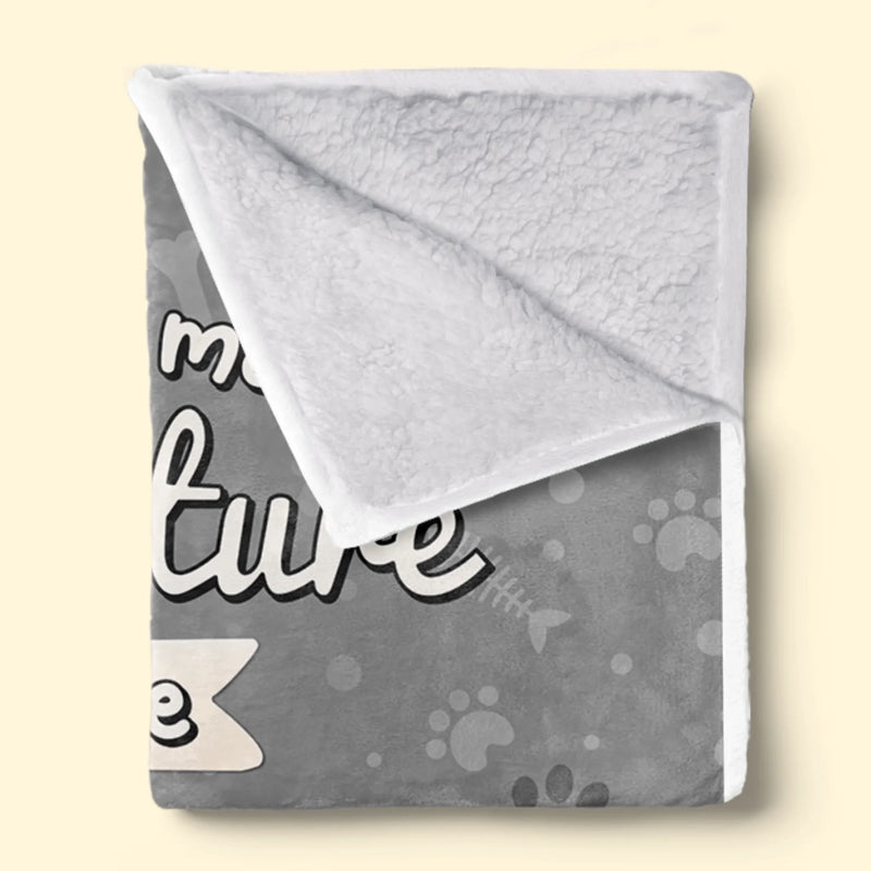 Couverture Personnalisée – Cadeaux De Noël Et D’Anniversaire Personnalisés Pour Famille, Amoureux Des Chiens Et Des Chats – Là Où Les Poils Et L’Amour Se Mélangent
