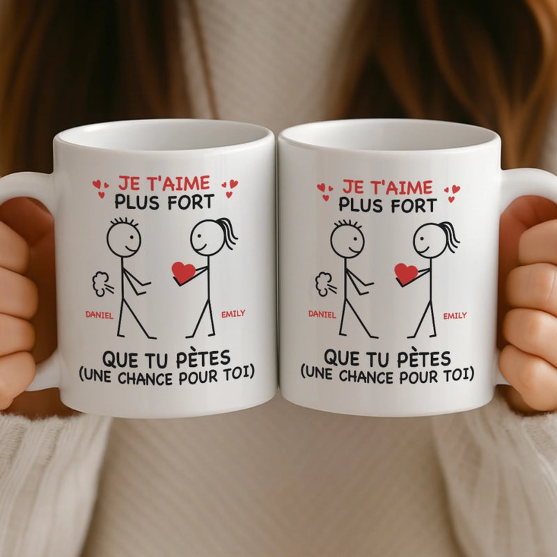 Tasse Personnalisée – Cadeaux D’Anniversaire De Mariage Pour Mari Et Femme, Pour Lui Et Pour Elle – Avec Toi, Même Le Silence A Le Goût Du Bonheur