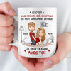 Tasse Personnalisée – Cadeaux D’Anniversaire De Mariage Pour Mari Et Femme, Pour Lui Et Pour Elle – J'ai Envie De Faire Des Câlins Avec Toi