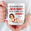 Tasse Personnalisée – Cadeaux D’Anniversaire De Mariage Pour Mari Et Femme, Pour Lui Et Pour Elle – Felicitations D'être Mon Chéri