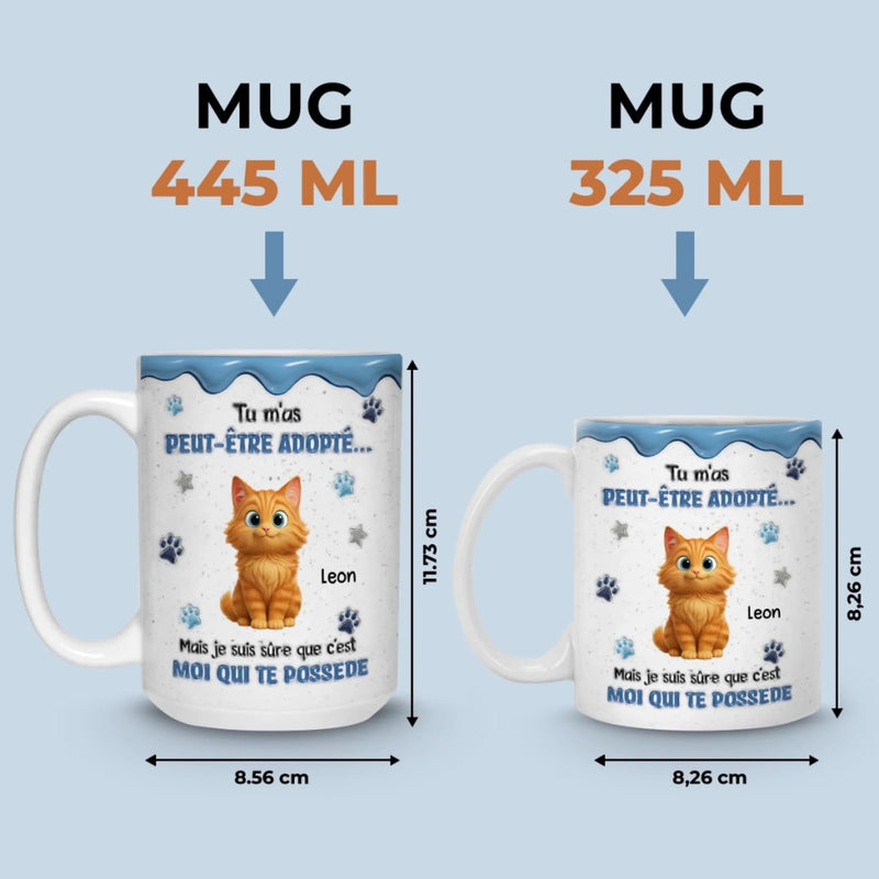 Tasse Personnalisée – Cadeaux D’Anniversaire Personnalisés Pour Amoureux Des Chiens Et Des Chats, Parents De Chiens, Parents De Chats – Mes Animaux Rendent La Vie Parfaite