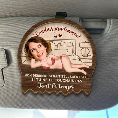 Clip Pare-Soleil De Voiture Personnalisé Avec Photo – Cadeaux D’Anniversaire Et De Mariage Pour Mari Et Femme, Pour Lui Et Pour Elle – Toujours À Se Disputer, Toujours À S’Aimer