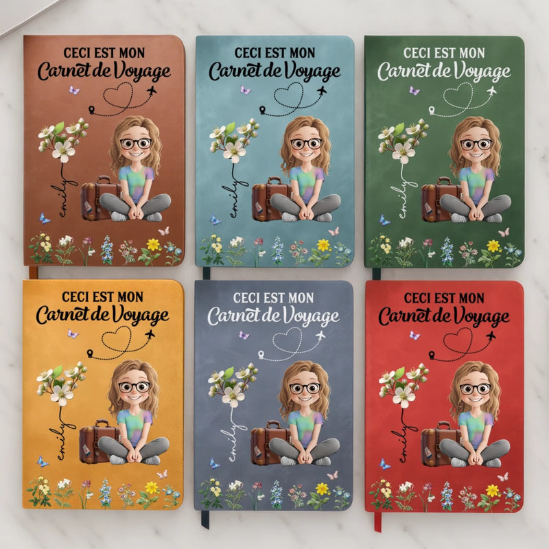 Carnet D’Écriture En Cuir Personnalisé – Cadeaux D’Anniversaire Personnalisés Pour Meilleures Amies, Famille Et Pour Vous-Même – Je Devins Ce Que J’Écris